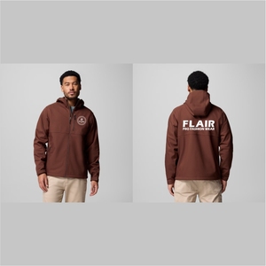 <b>Men's</b> Wholesale Windproof and Waterproof Breathable Hooded Zipper Softshell <b>Jacket</b> Streetwear Style with Embroidered Technics - Product Image 2