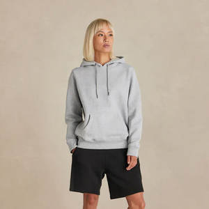 Pull-over à cordon gris personnalisé Terry Heavy Weight Hoody Outwear Casual Winter Antipilling Regular Adult Hoodies - Product Image 2