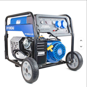 เครื่องกำเนิดไฟฟ้าแบบสองระบบเชื้อเพลิง 7kW 8.75kVA ใช้ได้ทั้งน้ำมันเบนซินและแก๊ส LPG สตาร์ทด้วยระบบไฟฟ้า โครงสร้างแบบเปิด 230V 15A แบบมีล้อ ความจุถังน้ำมัน 10 ลิตร คลื่นไซน์บริสุทธิ์ 50/60Hz สำหรับใช้ในบ้าน - Product Image 4