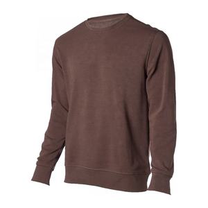 Sudadera de cuello redondo para hombre, nueva colección de fábrica, logotipo personalizado, algodón de Color sólido, estampado más vendido para otoño, teñido liso - Product Image 5
