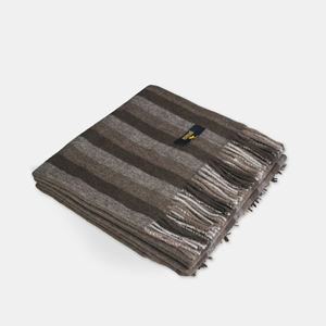 130x170 cm 100% Yak Down Plaid | Mongolian Yak Wool <b>Throw</b> Blanket - Product Image 3