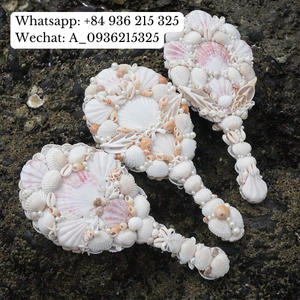 Elegante espejo de maquillaje portátil hecho a mano con técnica de concha marina pulida Concha natural de Viet Fargimex de Vietnam - Product Image 6