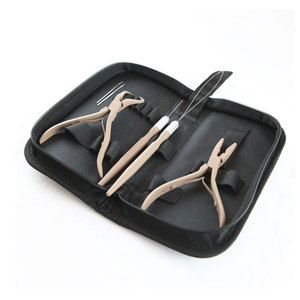 Kit de Pinzas para Extensiones de Cabello de Acero Inoxidable de Alta Calidad con Logotipo Personalizado y Diseño Reutilizable - Product Image 2