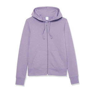 Sudadera con capucha de invierno para mujer, de punto, con cremallera frontal, elegante, cómoda, de forro polar grueso de alta calidad, venta al por mayor - Product Image 6