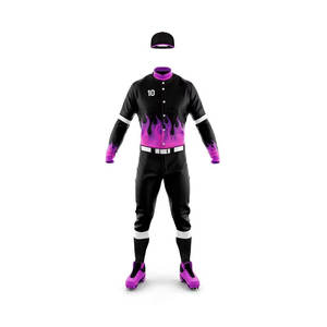 Venta al por mayor por encargo mejor venta precio barato diseñar su propio poliéster hecho uniforme de béisbol diseñar su propia camiseta de béisbol - Product Image 1