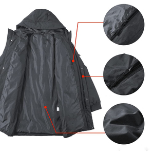 2025 Color sólido superventas Parka chaqueta para hombres nueva llegada Parka chaqueta ropa de calle hombres Parka chaqueta - Product Image 4
