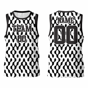 Camiseta de Baloncesto Personalizada Unisex de Talla Grande con Número Bordado, Diseño de Malla Vintage y Nombre del Jugador Personalizado - Product Image 2