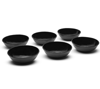 Ensemble de 2 bols à soupe en mélamine triple couche de haute qualité, anti-taches de curcuma, résistants aux bris, bols de 7 pouces pour un usage quotidien