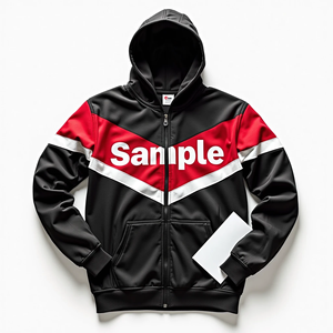 Sudadera con Capucha Fitwear para Hombre, Estilo Urbano Holgado, Personalizable, Duradera, Sublimada, 100% Poliéster, Mezcla de Algodón Básico - Product Image 5