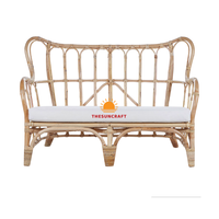 Nouveauté, meubles en rotin naturel de luxe, chaise en rotin, canapé une place, fabrication artisanale, directement de l'usine, canapé de jardin
