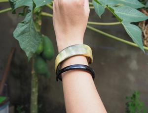 Buffalo Horn Natural Bangles <b>Bracelet</b> Crafting Buffalo Horn Hand Jewelry - Product Image 4