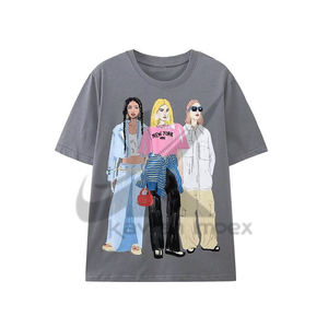 Camisetas bordadas personalizables para mujer: diseño duradero y de moda con bordado personalizado, perfecto para informales - Product Image 1