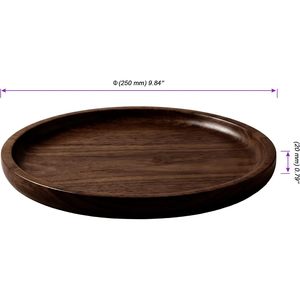 ถาดเสิร์ฟไม้เนื้อแข็งสำหรับเค้ก ของหวาน ผลไม้ และขนมขบเคี้ยว - Product Image 2