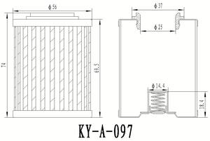 Apto para ETV/RSV/Outlander/Renegade/<span class=keywords><strong>Denfender</strong></span>/Cforce/Uforce elemento de aceite de motor de motocicleta 0256187 - Product Image 5