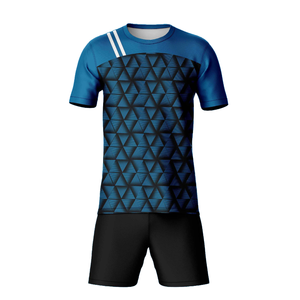 Conjunto de uniforme de fútbol con logotipo personalizado para hombre, kits de entrenamiento deportivo con estampado por sublimación, incluye camisetas y camiseta de fútbol - Product Image 2