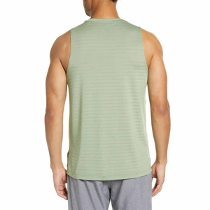 Camiseta sin Mangas para Hombre, para Entrenamientos de Verano, Transpirable, Tejida, 100% Algodón, Estilo Casual, Servicio OEM, Personaliza tu Logotipo y Diseño - Product Image 2