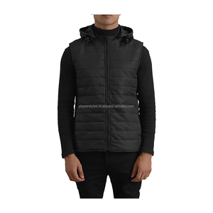 เสื้อกั๊กกันลมผู้ชายสไตล์ลำลองแบบสองด้าน แจ็คเก็ตแขนกุดสำหรับฤดูหนาว ระบายอากาศได้ดี มีซิป รับผลิตตามสั่ง ขายส่ง - Product Image 6