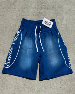 Nouveaux shorts de lavage à l'acide pour hommes tendances pour une usure confortable et facile pour les shorts de lavage à l'acide pour hommes personnalisés décontractés - Product Image 4