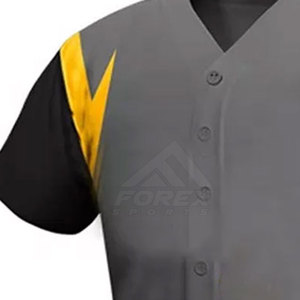 Uniforme de béisbol para hombre con logotipo personalizado de alta calidad, ropa deportiva personalizada, uniforme de béisbol a la venta - Product Image 4