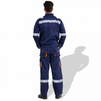 Overol de Trabajo de Algodón Térmico Transpirable, Antiestático y Antiflamable para la Industria de la Construcción, Uniforme de Seguridad Personalizable