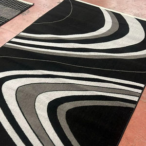 Alfombras Turcas Modernas de Polipropileno Tejidas a Máquina, de Alta Calidad, Resistentes a las Manchas, de Pelo Alto, Abstractas, Medianas - Product Image 1
