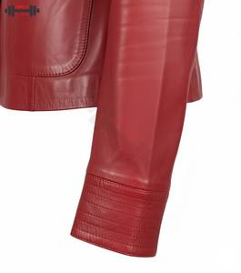 2025 Winter Season New Style Fashion Look <b>Women</b> Customized Design 100% Genuine Sheepskin Leather <b>Corduroy</b> Bomber <b>Jacket</b> - Product Image 4