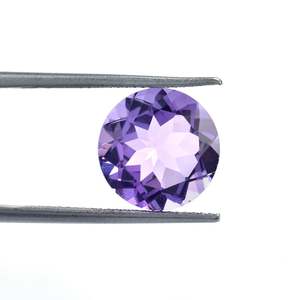 Lot de bijoux naturels fins en pierre précieuse violette à facettes en vrac de qualité AAA 10mm brésil améthyste - Product Image 2