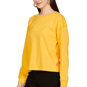 Camiseta Casual de Manga Larga Personalizada para Mujer, Tela de Poliéster/Algodón, Impresión de Pantalla, Logotipo Personalizado en Color, Secado Rápido, Ecológica - Product Image 3