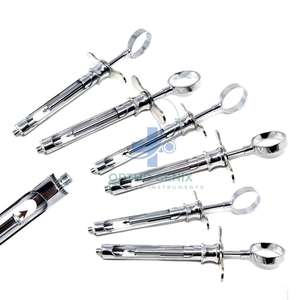 La base de los instrumentos quirúrgicos 1,8 ml Jeringa de aspiración manual quirúrgica dental Instrumentos de anestesia de odontología inoxidable - Product Image 4