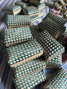 Cajas de embalaje ecológicas para vacaciones de Ramadán, caja de regalo tejida de bambú, regalo 2025 - Product Image 4