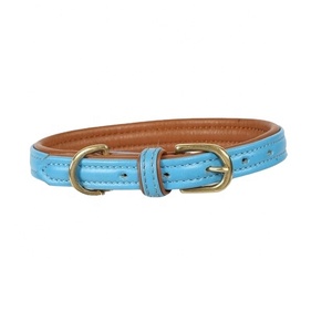 Factory Prices Eco-Friendly Solid Rivet Leather Dog <b>Collar</b> Super Soft Padded Design Customized All Sizes Available Wholesaler - Product Image 1