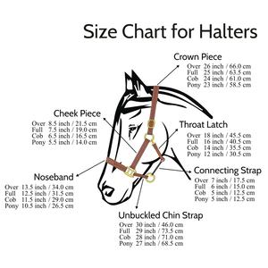 Licol de cheval réglable, design réfléchissant, confortable, toutes races, couleur personnalisable, matériau en cuir durable, taille personnalisable, résistant - Product Image 4