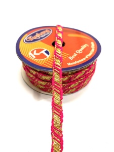 Garnitures classiques personnalisées de tresse de Gimp d'or de 8mm pour des textiles de décoration de chaussures et de tapisserie d'ameublement - Product Image 3