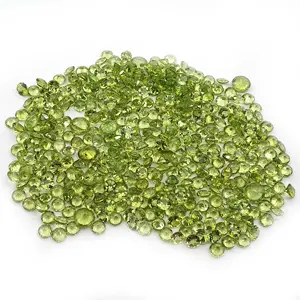 Natural Peridot Round Cut Loose Gemstone Wholesale Prices Ready to Ship Fancy Peridot Loose Gemstone New High Quality Gemstone