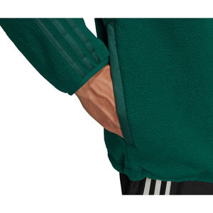 Veste de survêtement à demi-zip Adidas Winterized pour homme, sweats actifs, couleur : vert collégial/violet collégial, 100% authentique - Product Image 5