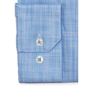 Camicia da Uomo Ryan Seacrest Distinction Ultimate Slim-Fit Performance Stretch 100% Cotone Non-Stiro Blu - Taglia 14.5X32-33 - Product Image 2