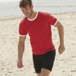 T-Shirt 50% Polyester, 50% coton à imprimé sur le devant et sur le dos, uniforme pour les événements, T-Shirt 100% coton à imprimé sur l'écran, Tee-shirt athlétique - Product Image 6