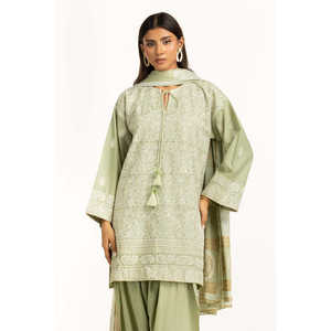 Conjunto de Traje Bordado de 3 Piezas para Mujer IUSTKSD-1235 - Product Image 2