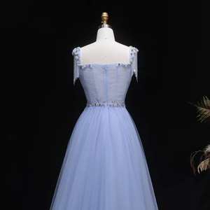 Robes de soirée élégantes Jancember LSZ058, style princesse, à franges, en forme de A, avec cristaux, pour soirée de gala - Product Image 5