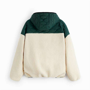 Chaqueta Softshell con Cuello Alto de Imitación de Piel, Cierre Frontal Ajustable con Cremallera, Forro Polar, Bolsillo con Cremallera y Dobladillo Elástico - Product Image 2