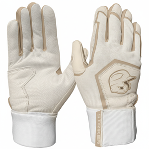 Gants de frappe de baseball en cuir résistant, logo personnalisé en gros OEM, paume antidérapante, respirant, gants de frappe de softball - Product Image 1