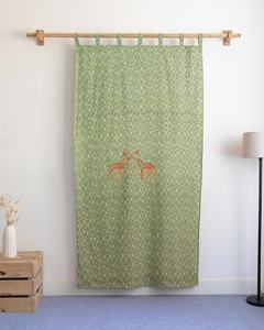 Rideau de porte en tissu imprimé poisson, design personnalisé de haute qualité, style moderne et populaire, ensemble de rideaux pour porte et fenêtre - Product Image 2