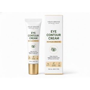 Advanced Anti-Aging Hyaluronic Acid Infused Eye Contour Cream Hydrating Solution for Dark <b>Circles</b> Puffiness Fine Lines - Product Image 1