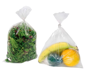 Sacs en polyéthylène de qualité alimentaire transparents et recyclables sur un rouleau avec fermeture autocollante pour le stockage des aliments et les plats à emporter - Product Image 5