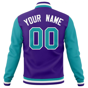 High Quality Customized <b>Men's</b> Letterman Varsity <b>Jacket</b> with Stand Collar Winter Wear with Custom Logo - Product Image 3