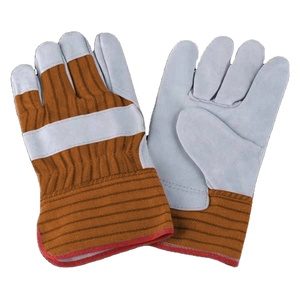 Gants de sécurité en cuir de vachette de qualité supérieure, protection des mains pour les ouvriers du bâtiment, gants de travail industriels résistants - Product Image 6