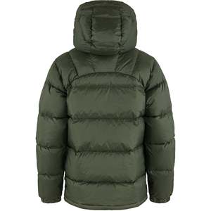 Veste matelassée à capuche en duvet épais d'hiver vert foncé camouflage extérieur personnalisée coupe-vent rembourrée à bulles - Product Image 2