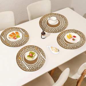 Washable Mandala <b>Table</b> Mats Piece Set for Dining <b>Tables</b> <b>Shelves</b> Side <b>Tables</b> - Product Image 2