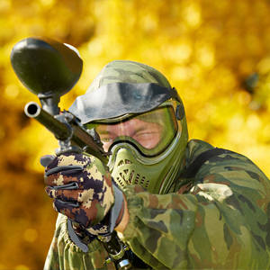 Guantes tácticos Palma acolchada de cuero para Paintball profesional Senderismo Impacto DE SEGURIDAD Guante táctico - Product Image 5