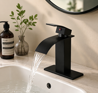 Grifo mezclador termostático moderno de acero inoxidable cromado para lavabo de baño, montado en cubierta, con barra deslizante y rociador tipo lluvia, de un solo manípulo